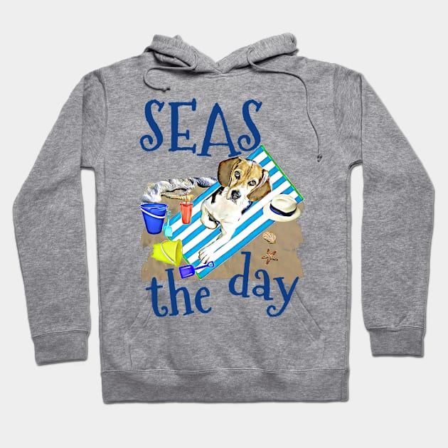 SEAS Beagle Hoodie by Witty Things Designs